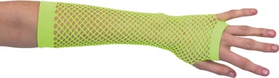 Produktbild von Netz-Armstulpen neongrün - Einheitsgröße