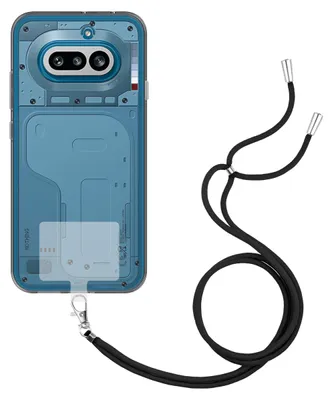 Image de Cazy Coque avec Cordon compatible avec Nothing Phone (4a) Coque avec Cordon – Coque Flexible – Transparent