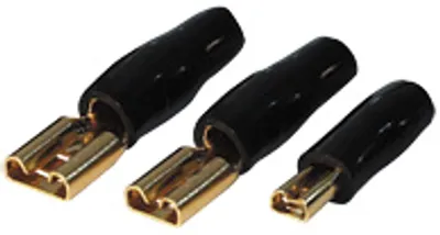 Produktbild von Transmedia Flachstecker-Kontakt; 6,4 mm Breite, für Kabel bis 6,0 mm², KZ 25-6,4 G