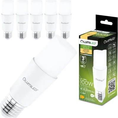 A product shot featuring multiple LED light bulbs and their packaging.