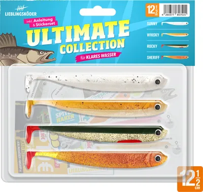 Produktbild von Lieblingsköder 12,5cm (4Stk) Ultimate Collection klares Wasser