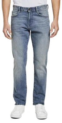 Productafbeelding van TOM TAILOR heren jeans Marvin, model straight fit, artikelnummer 1021012, kleur 10280 - lichtgrijze denim wassing