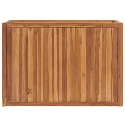 Zdjęcie produktu dla vidaXL Podwyższone łóżko 100x50x70 cm z litego drewna tekowego
