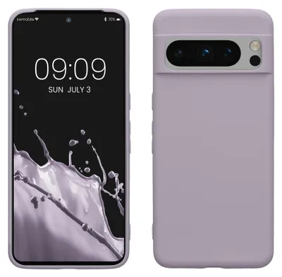 Produktbild von kwmobile Handyhülle für Google Pixel 8 Pro Hülle - TPU Case - Kabelloses Laden - Schutzhülle Cover in Lavendel