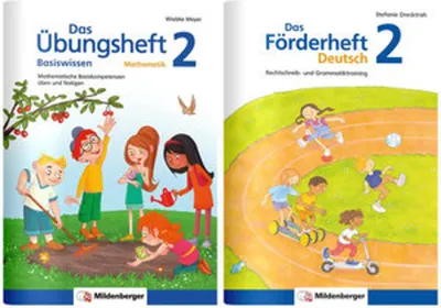 Obrázek produktu pro Sicher ins 3. Schuljahr - Sparpaket: Förderprogramm Rechnen - Schreiben - Grammatik · Klasse 2, 2 Teile
