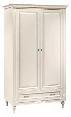 Produktbild von Kleiderschrank Schlafzimmer Schrank Antik Stil Barock weiß Schränke