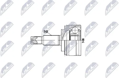 Produktbild von NTY Gelenksatz Antriebswelle Vorne für RENAULT MASTER III Kasten (FV) NPZ-RE-065
