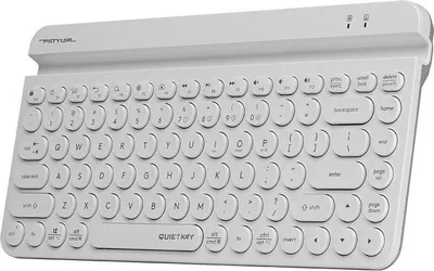Obrázek produktu pro Bezdrtov klvesnice A4tech FSTYLER FBK30 White 2,4GHz+BT (Silent) A4TKLA47187