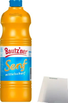 Produktbild von Bautzner Senf mittelscharf in der Tube 1er Pack (1x1 Liter) + usy Block