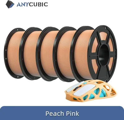 Immagine prodotto di Filamento per stampanti 3D - PLA 1,75 mm - Per stampanti FDM/FFF - A base biologica - 5 kg - Rosa pesca