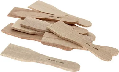 Produktbild von de Buyer 4873.04 B BOIS, 10 Stück, Buchenholz, Bienenwachsschutz