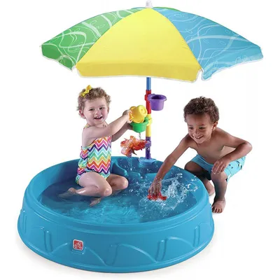 Obrázok produktu pre Step2 Play & Shade Pool, 45,5 L, Kolo, 2 rok / roky, Plast, Modrá