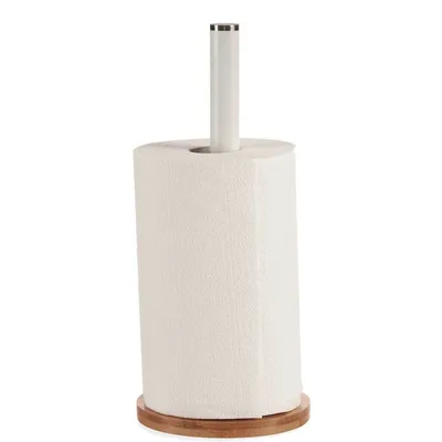 Produktbild von Küchenrollenhalter, weiß, aus Bambus