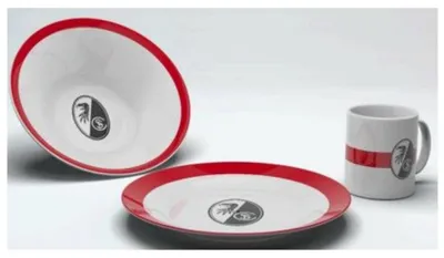Obrázok produktu pre SC Freiburg Sada 3 kusov riadu „Erb“