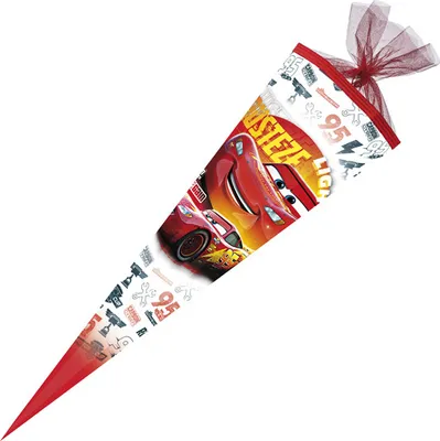 Produktbild von Nestler 68511326 - Schultüte Cars Rusteze 85cm Tüllverschluss 6-eckig