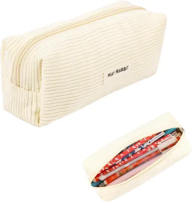 Imagen del producto de Estuche de cordura, gran capacidad, 6x19x7 cm, con cremallera, ideal para la escuela y la oficina