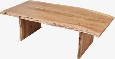 Image de MASSIVMOEBEL24 | Table basse 150x70 Acacia laqué Bois naturel PURE ACACIA #306