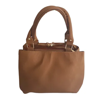 Produktbild von Damen Tasche Shopper Handtasche Tabakbraun Schultertasche Schultasche Neu G-18