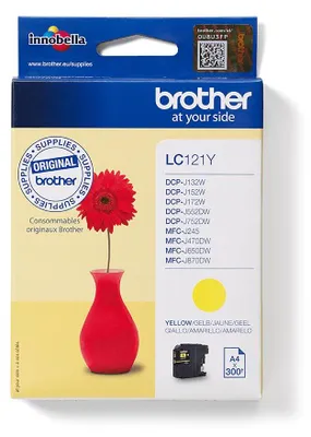 Produktbild von Brother LC-121Y Druckerpatrone 1 Stück(e) Original Gelb