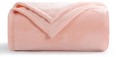 Produktbild von Weiche Decke Rosa - Fleece Decke 150x200 cm für das Sofa