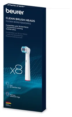 Imagen del producto de beurer 10154 8 beurer Clean Zahnbürstenaufsätze