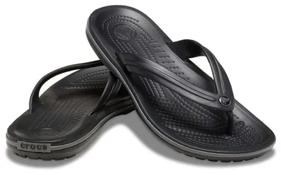 Produktbild von CROCS – Zehentrenner „Crocband Flip“ in Schwarz Schwarz EU 39-40
