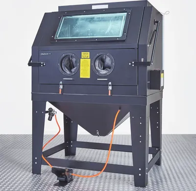 Produktbild von Datona - Sandstrahlgerät Sandstrahlkabine 1000 L 117x87x85 cm - Sandstrahlpistole Absaugung LED-Beleuchtung Handschuhe vormontiert - Für KFZ Werkstatt Ausstattung