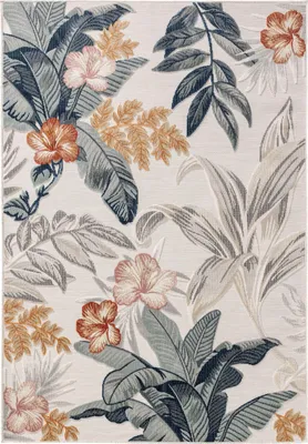 Obrázok produktu pre benuta interiér exteriér koberec Flora Viacfarebná 120x170 cm koberec obývačka vonkajší obdĺžnikový vzor krátky vlas