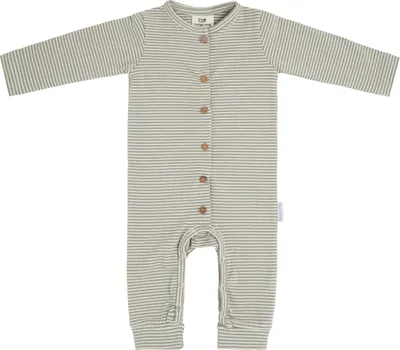 Produktbild von Baby's Only Strampler Stripe - Urban Green - 62 - 95% Baumwolle/5% Elasthan