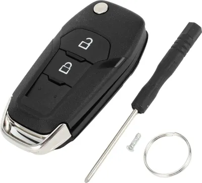 Produktbild von 2 Tasten Schlüsselgehäuse Gehäuse Keyless Entry Fernschlüssel Ersatzgehäuse für Ford für Ranger T6