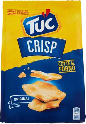 Produktbild von 6x TUC Crisp Salzgebäck Crackers Gebacken gesalzen Meersalz 100g + Italian gourmet polpa 400g