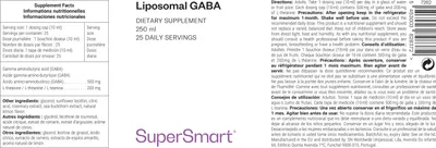 Produktbild von SuperSmart Liposomal GABA Dietary Supplement - 250 mL