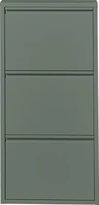 Produktbild von Schuhkipper BERT mit 3 Fächern für ca. 6 Paar Schuhe, Kippfunktion, 51 cm breit, 104 cm hoch