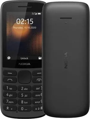 Obrázek produktu pro Nokia A00023207 215 Smartphone Dual-SIM (5,08 cm (2,4") displej, 0,3 megapixelový fotoaparát, dvoupásmové GSM, 8 MB RAM, Bluetooth 3.0, micro-USB 2.0) černá