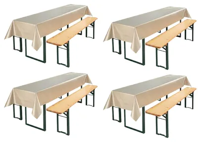 Produktbild von Beautex Party Tischdecke abwaschbar 100x250, für Biertisch geeignet