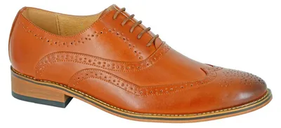 Produktbild von Goor Herren Schnürschuhe mit Lochmuster DF547 (42 EU) (Hellbraun)