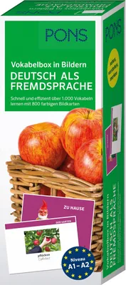 Produktbild von PONS Vokabelbox in Bildern Deutsch als Fremdsprache