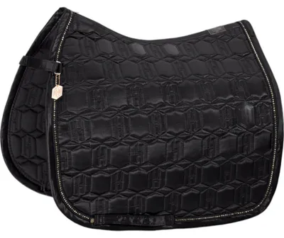 Image de Eskadron Dressurschabracke Satin Crystal Heritage 2024 Schabracke Dressur Black XXS (Shetty)