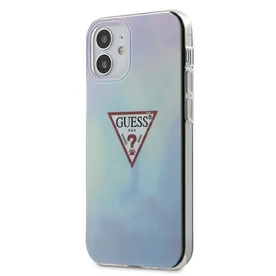 Produktbild von Guess Guhcp12Spcumcgc02 Iphone 12 Mini 5,4 Blau/Blau Hardcase Krawatte & Würfel Sammlung