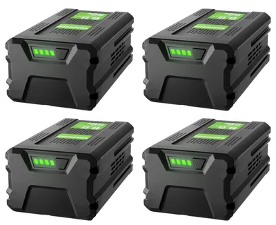 Immagine prodotto di Batterie di ricambio, capacità 6000mAh, compatibili con i modelli GBA80600 e GBA80200, confezione da 4