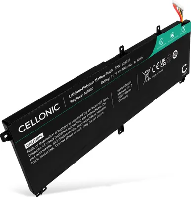 Produktbild von CELLONIC 1x Akku für Notebook Kompatibel mit Dell XPS 15 9530, Precision M3800 (3800-4524), Precision M3800 (3800-5205), TOTRM - (4000mAh , 11.1V)
