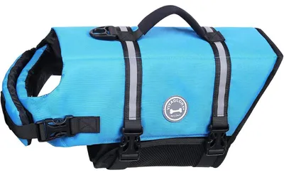 Productafbeelding van Hondenzwemvest, ripstop materiaal, blauw, maat L, borstomvang 63-78 cm
