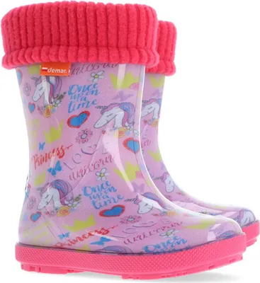 Produktbild von DEMAR Kinder HAWAI LUX Jungen Mädchen Thermostiefel Gummistiefel gefüttert Größe: 20/21, Herstellerfarbe: Einhorn