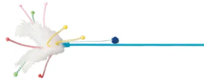 Produktbild von Trixie Cat Play Stick mit Federn sortiert