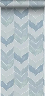 Immagine prodotto di Sanders & Sanders carta da parati motivo grafico blu 53 cm x 10,05 m
