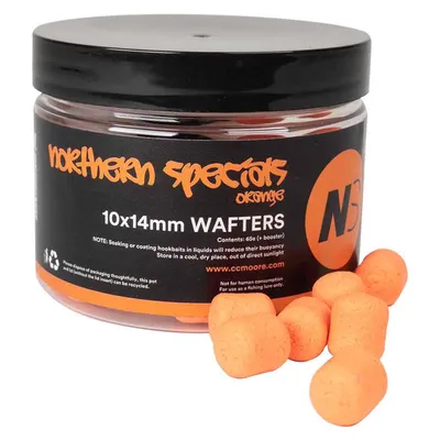 Produktbild von CC Moore NS1 Dumbell Wafters Orange 10X14mm - 66g Boilies