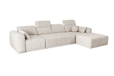 Produktbild von Ecksofa mit Ottomane Couch L-Form RAVELLO XII Farbe wählbar