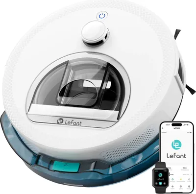 Obrázek produktu pro Robotický vysavač, sací výkon 5000 Pa, inteligentní navigace, BÍLÝ