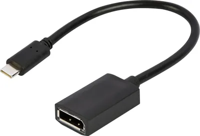 Immagine prodotto di GEMBIRD Gembird A-CM-DPF-02 adattatore cavo video 0,15 m USB Tipo-C DisplayPort Nero