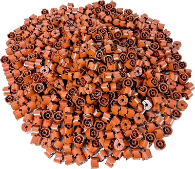 Obrázek produktu pro LEGO® 2x2 kulaté kostky Vysoké kostky Červenohnědá - 3941 NEW! Množství 50x
